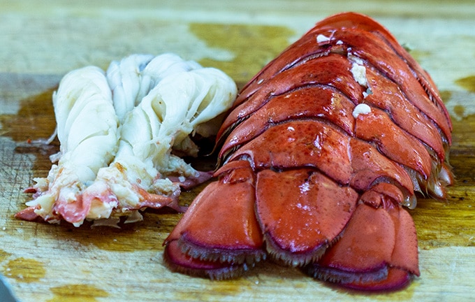 Lobster tail meat