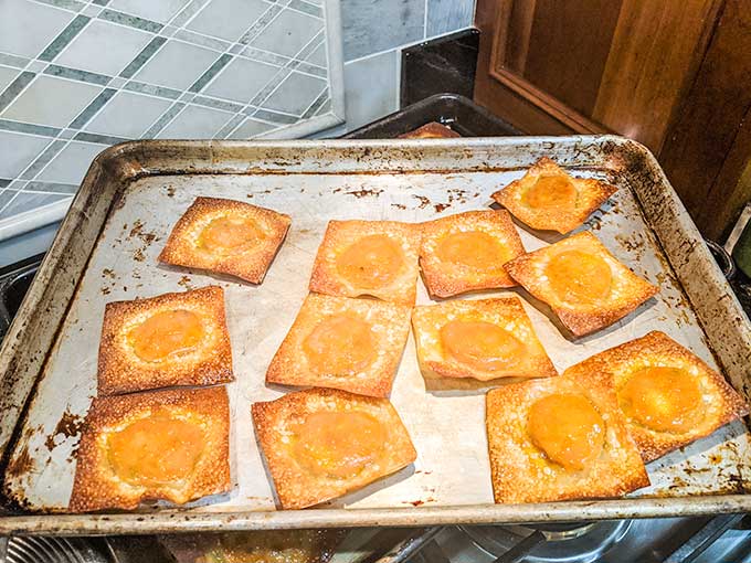 cooked pumpkin ravioli