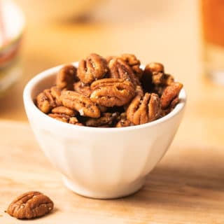 savory toasted pecans