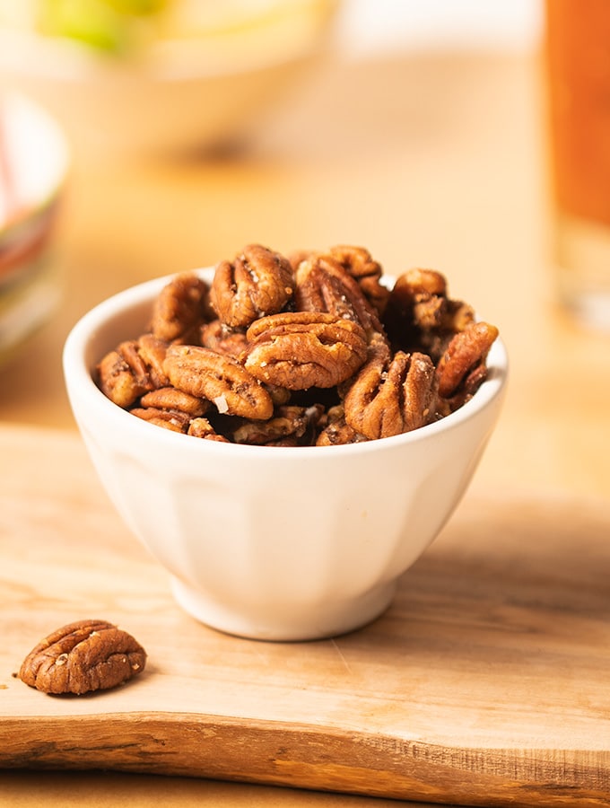 Savory toasted pecans